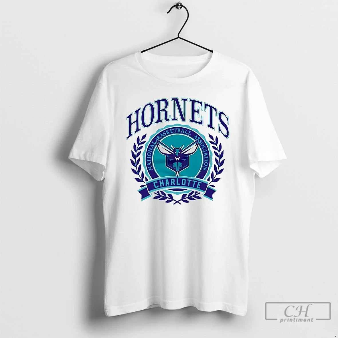 Classic Charlotte Hornets Nba Crest - Adult & Kids T-Shirts, Sweatshirts & Hoodies apparel design preview 1