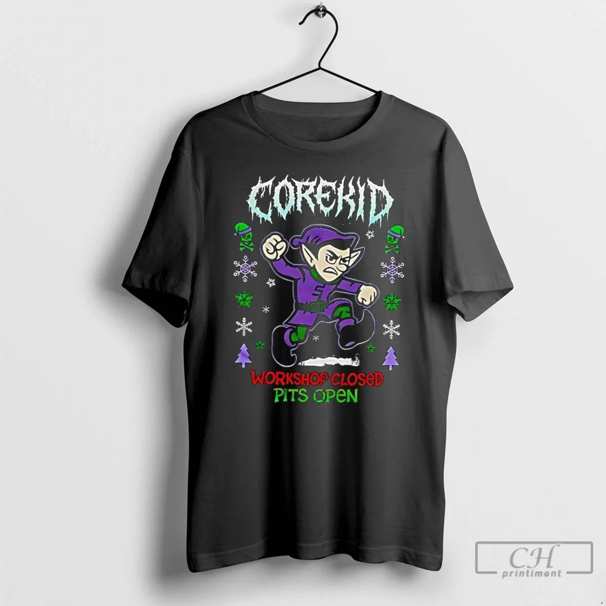Classic Corekid Workshop Closed Pits Open Holiday - Adult & Kids T-Shirts, Sweatshirts & Hoodies apparel design preview 1