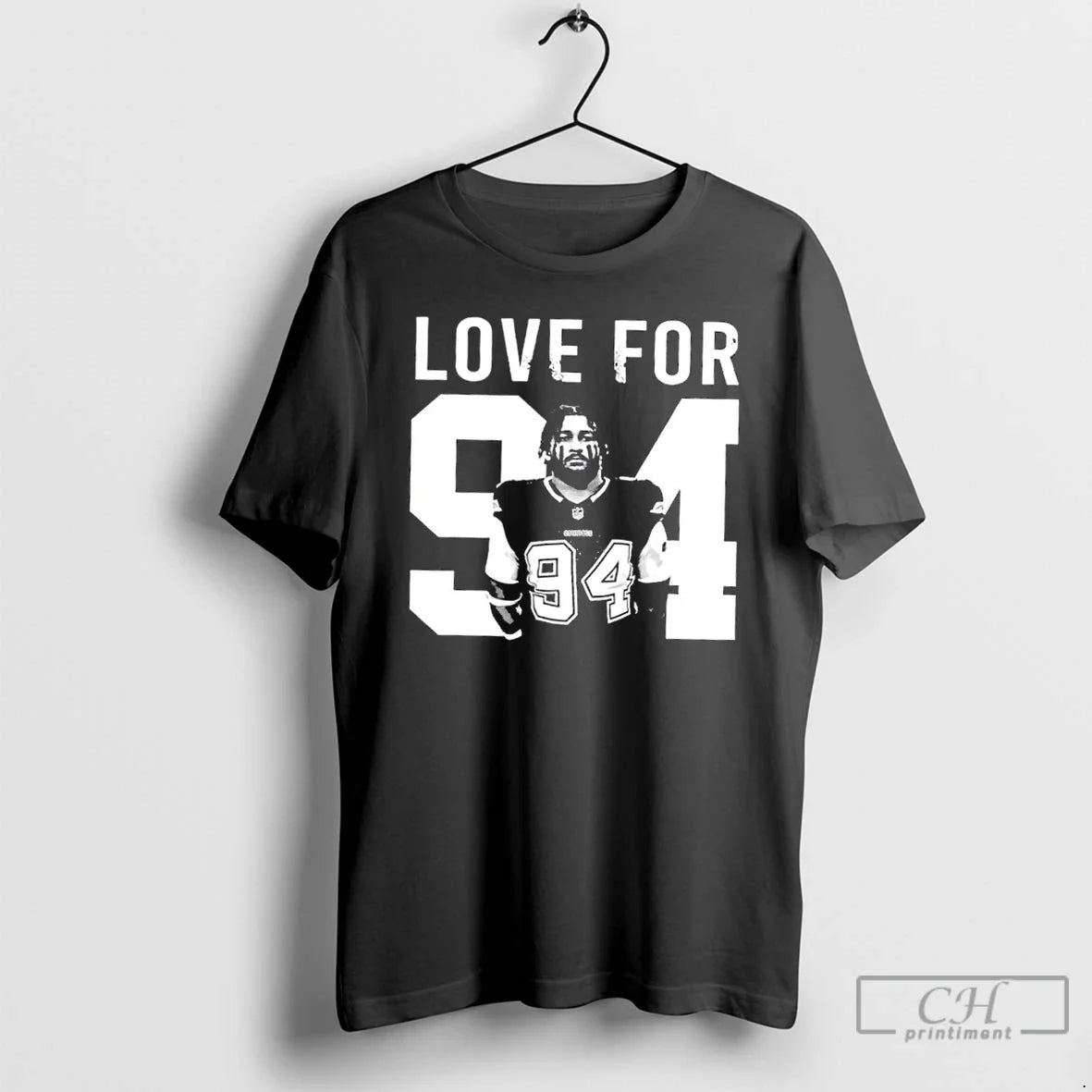Classic Dallas Cowboys Love For Kneland Marshaw 94 - Adult & Kids T-Shirts, Sweatshirts & Hoodies apparel design preview 1
