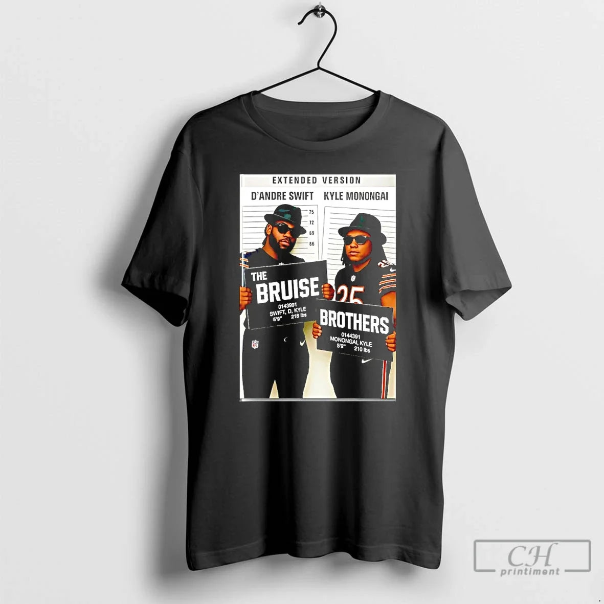 Classic Dandre Swift And Kyle Monangai Da Bears - Adult & Kids T-Shirts, Sweatshirts & Hoodies apparel design preview 1