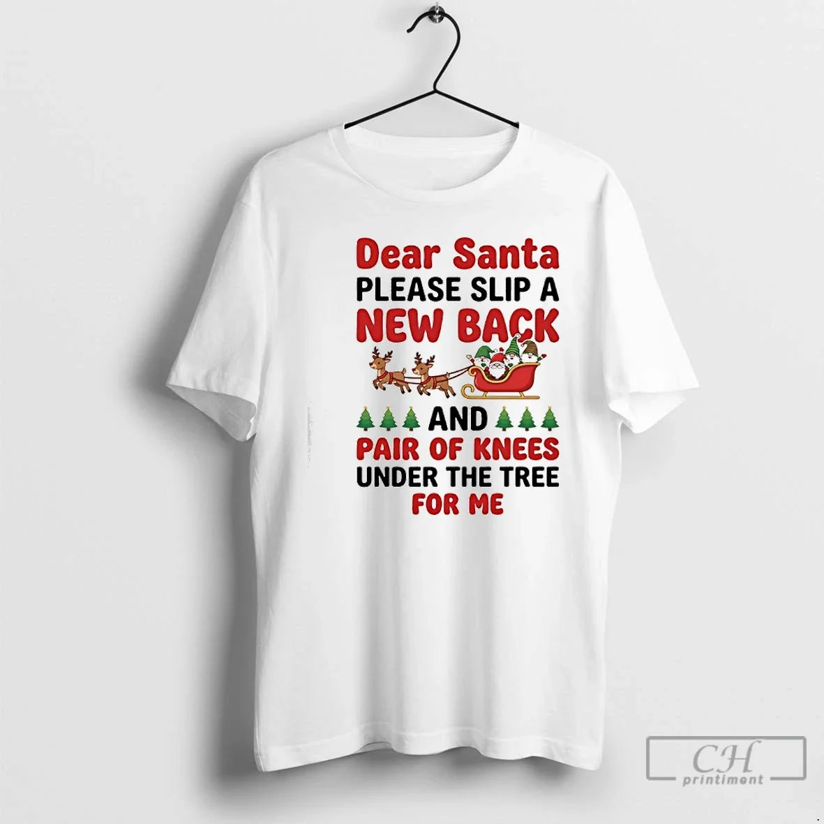 Classic Dear Santa Please Slip A New Back And Pair Of - Adult & Kids T-Shirts, Sweatshirts & Hoodies apparel design preview 1