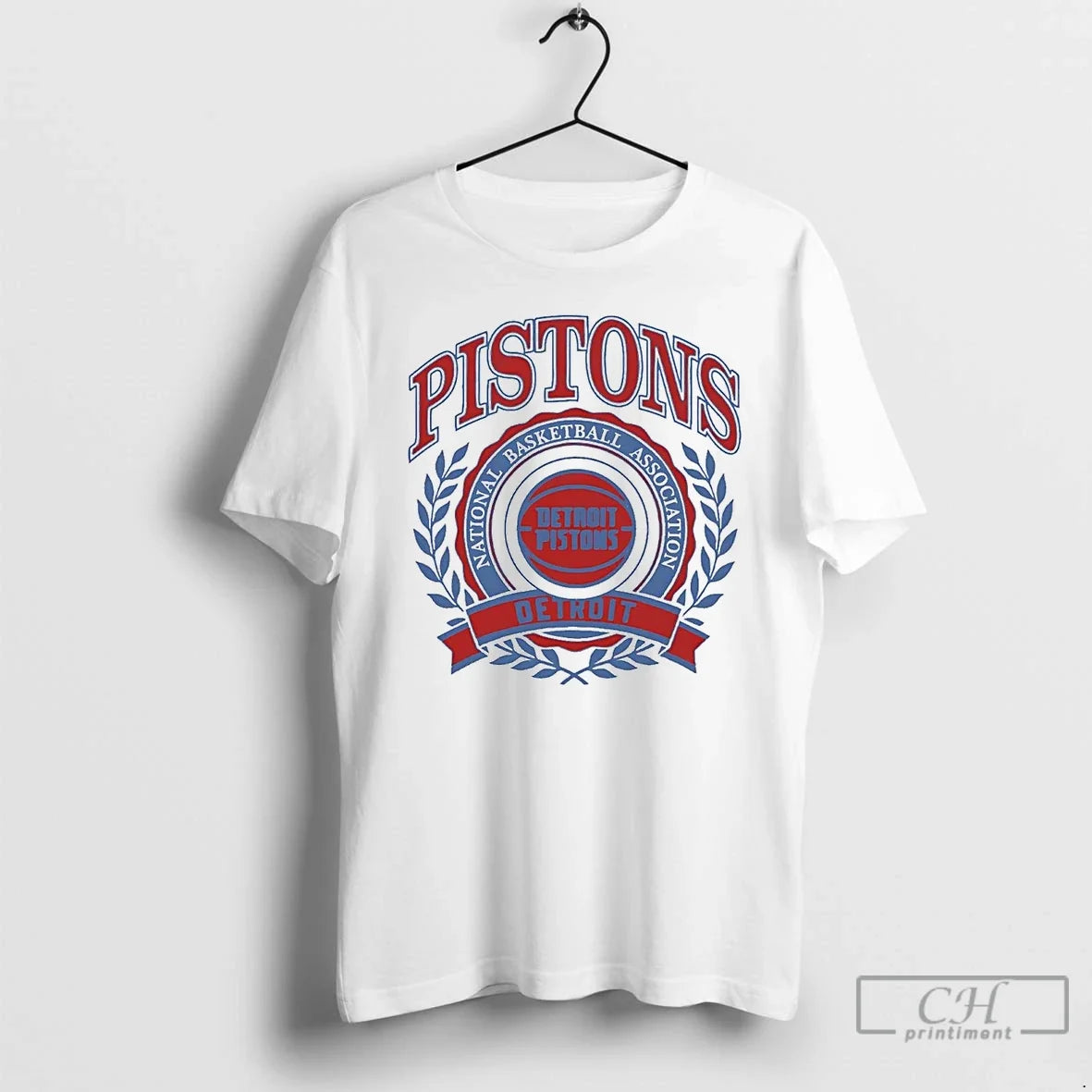 Classic Detroit Pistons Nba Crest - Adult & Kids T-Shirts, Sweatshirts & Hoodies apparel design preview 1