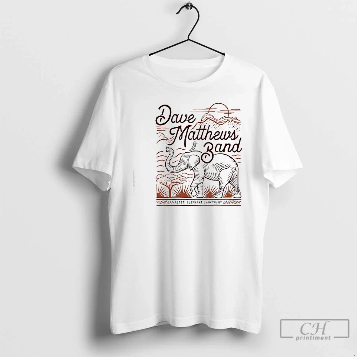 Classic Dmb Dave Matthews Band X Reteti Elephant - Adult & Kids T-Shirts, Sweatshirts & Hoodies apparel design preview 1