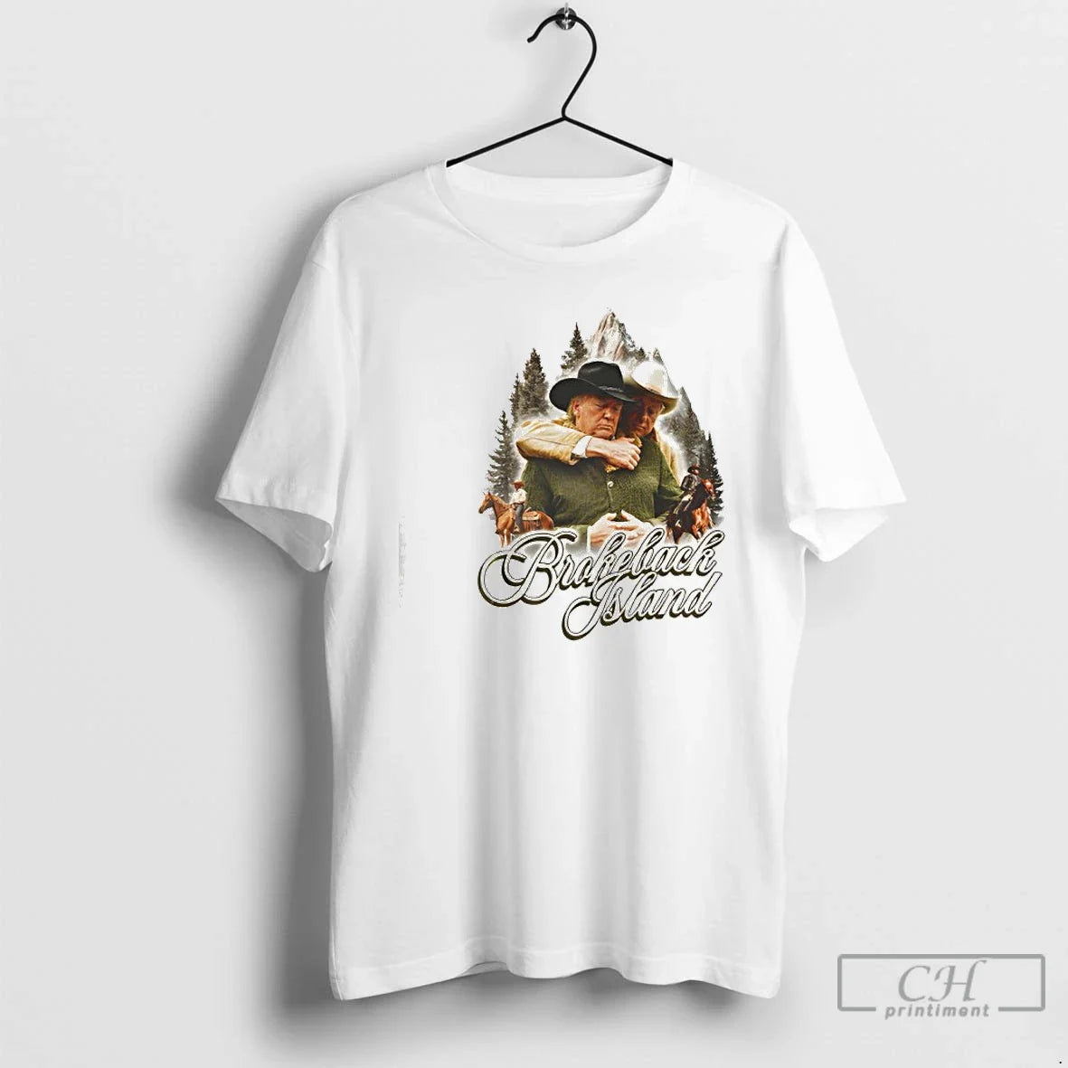 Classic Donald Trump Brokeback Island - Adult & Kids T-Shirts, Sweatshirts & Hoodies apparel design preview 1