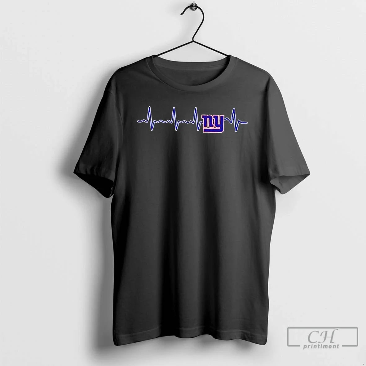Classic Fans Heartbeat Love New York Giants Football - Adult & Kids T-Shirts, Sweatshirts & Hoodies apparel design preview 1