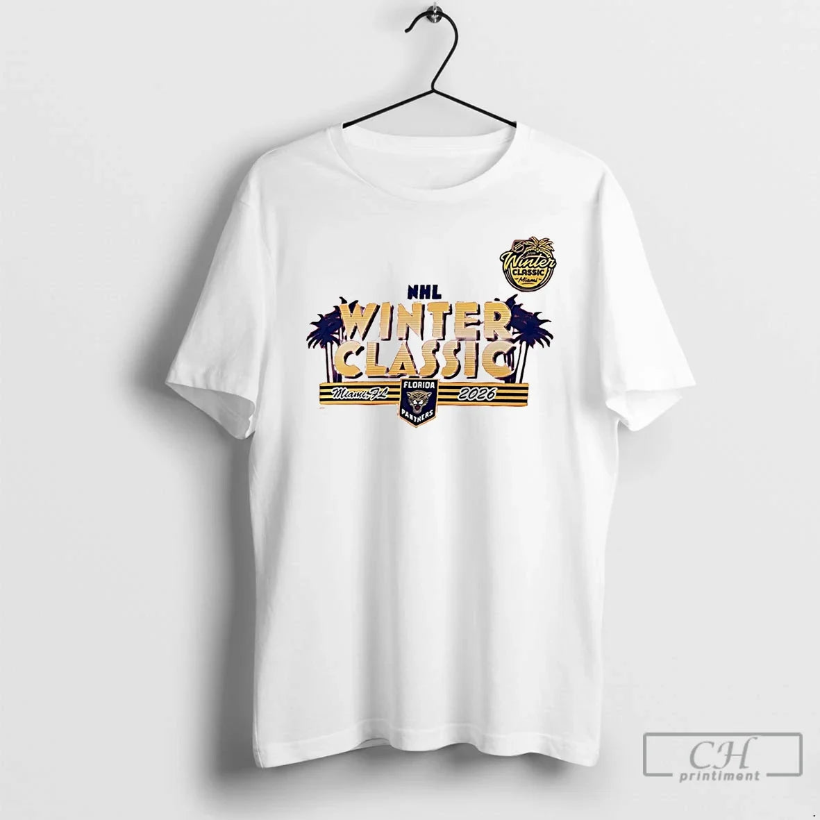 Classic Florida Panthers 2026 Winter Hometown - Adult & Kids T-Shirts, Sweatshirts & Hoodies apparel design preview 1