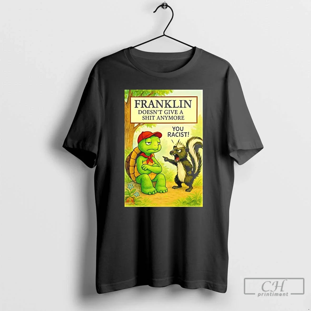 Classic Franklin Doesnt Give A Shit Anymore You - Adult & Kids T-Shirts, Sweatshirts & Hoodies apparel design preview 1