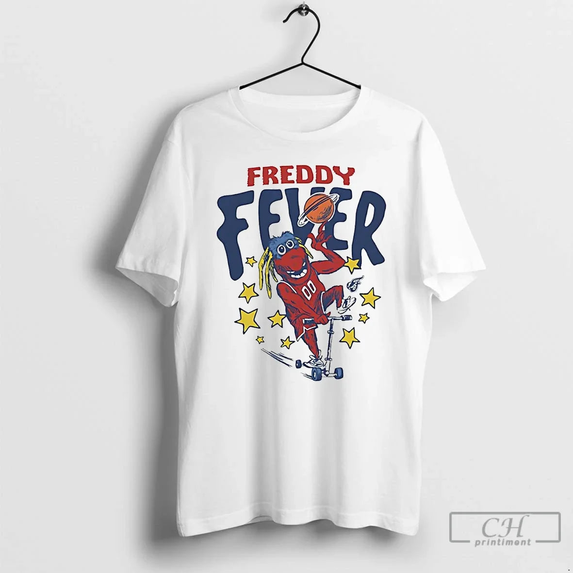 Classic Freddy Fever Mascot Indiana - Adult & Kids T-Shirts, Sweatshirts & Hoodies apparel design preview 1