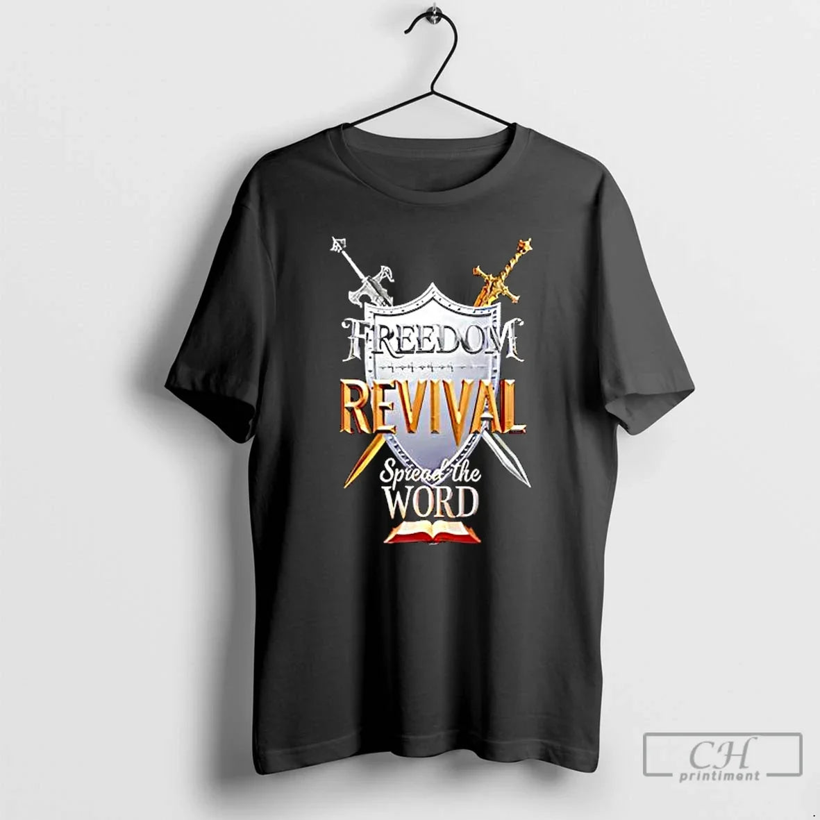 Classic Freedom Revival Spread The Word Hebrews - Adult & Kids T-Shirts, Sweatshirts & Hoodies apparel design preview 1