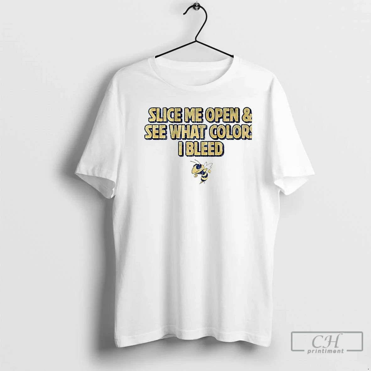Classic Georgia Tech Yellow Jackets See What Colors I - Adult & Kids T-Shirts, Sweatshirts & Hoodies apparel design preview 1