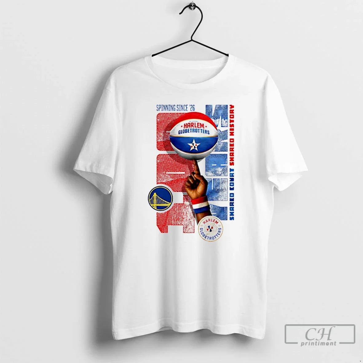 Classic Golden State Warriors X Harlem Globetrotters - Adult & Kids T-Shirts, Sweatshirts & Hoodies apparel design preview 1