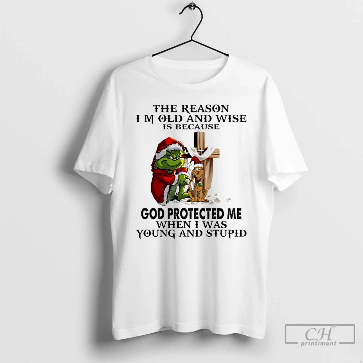 Classic Grinch Cross The Reason Im Old And Wise Is - Adult & Kids T-Shirts, Sweatshirts & Hoodies apparel design preview 1