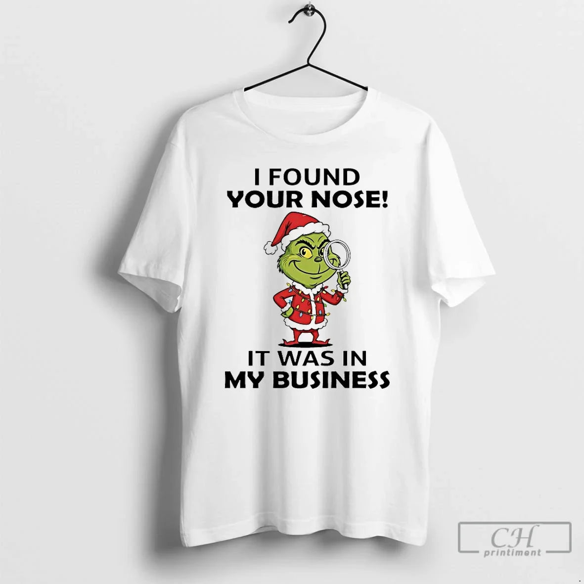 Classic Grinch I Found Your Nose It Was In My - Adult & Kids T-Shirts, Sweatshirts & Hoodies apparel design preview 1