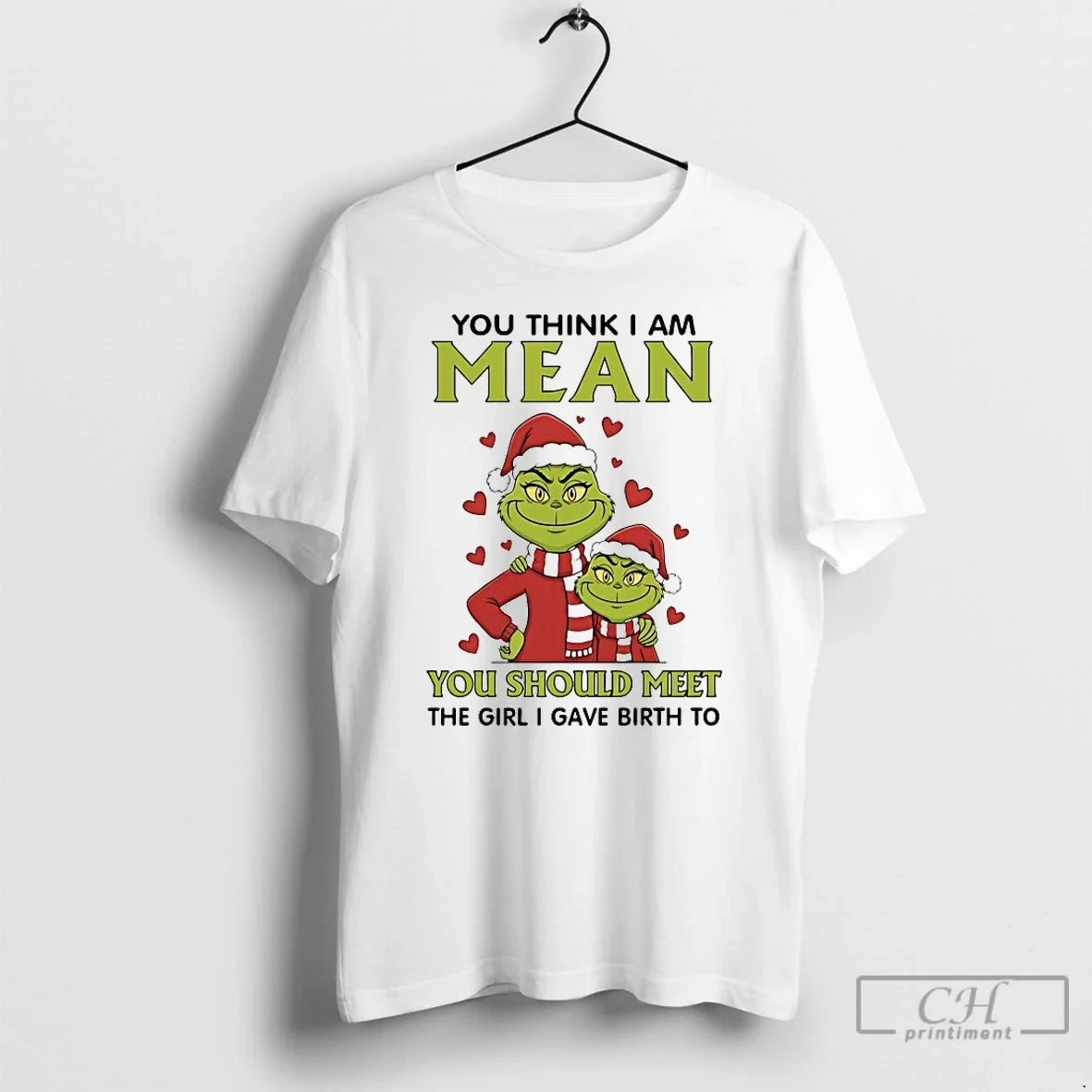 Classic Grinch You Think I Am Mean Should Meet The - Adult & Kids T-Shirts, Sweatshirts & Hoodies apparel design preview 1