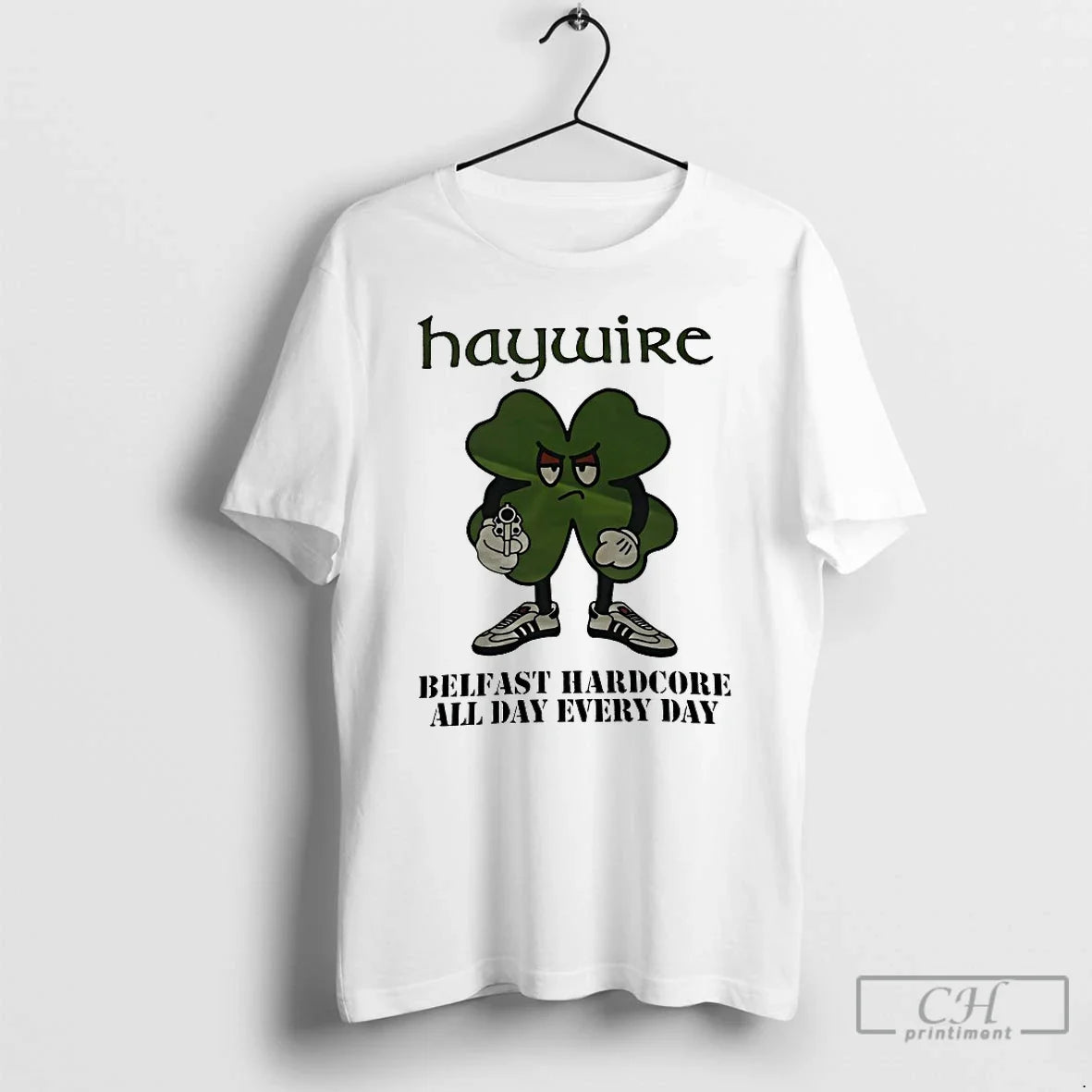 Classic Haywire Belfast Hardcore All Day Every - Adult & Kids T-Shirts, Sweatshirts & Hoodies apparel design preview 1