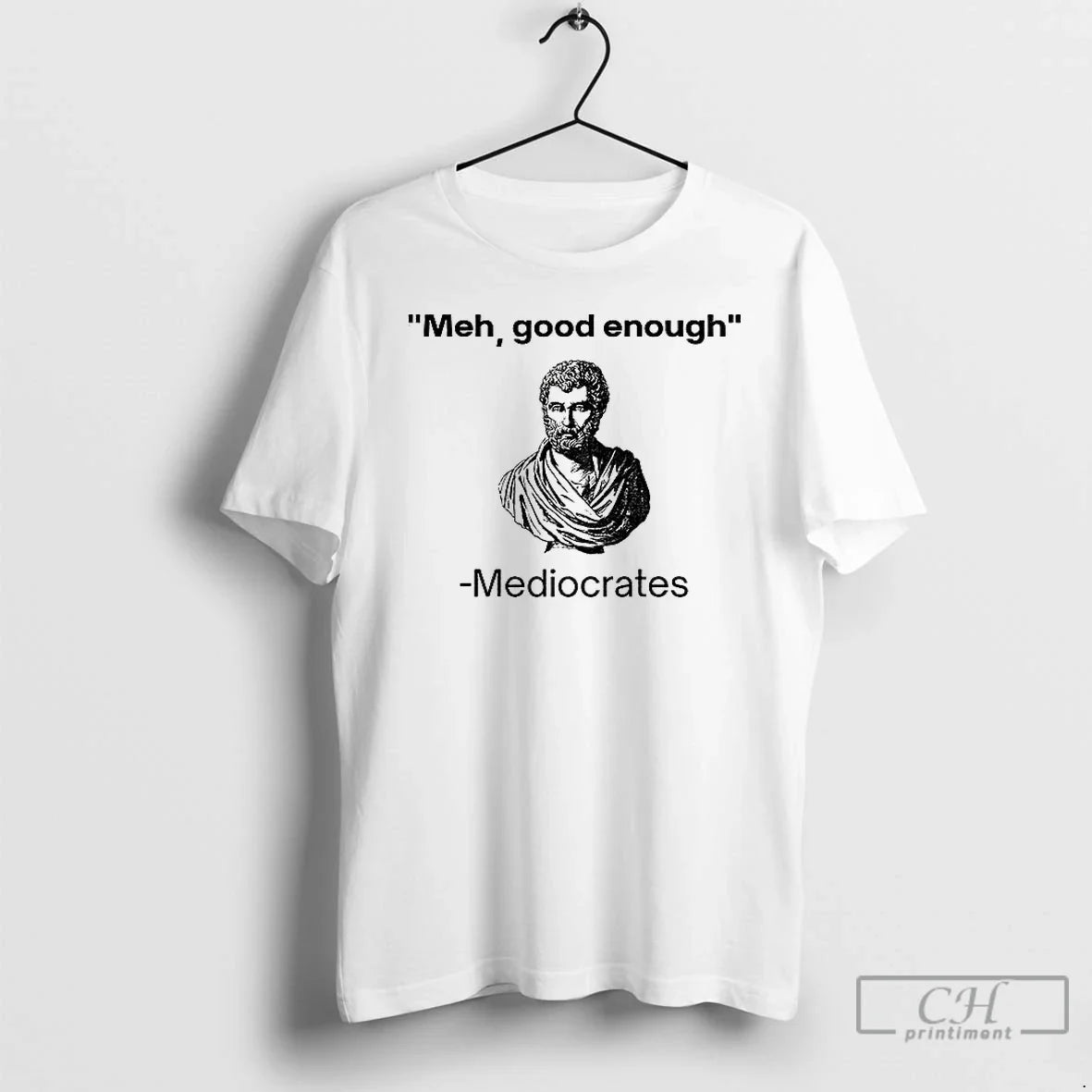 Classic Herodotus Meh Good Enough Mediocrates - Adult & Kids T-Shirts, Sweatshirts & Hoodies apparel design preview 1
