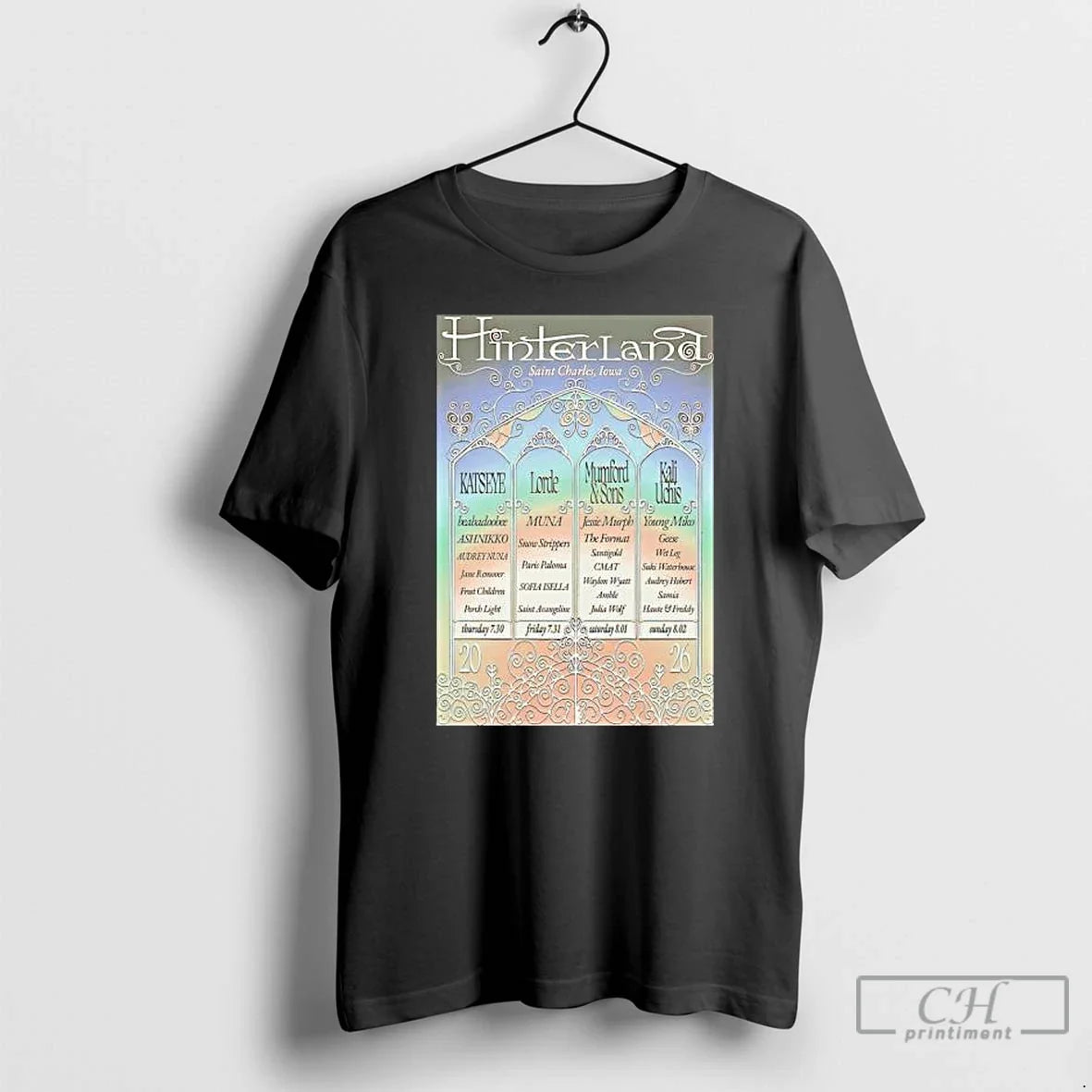 Classic Hinterland St Charles Iowa Jul 30 Aug 2 2026 - Adult & Kids T-Shirts, Sweatshirts & Hoodies apparel design preview 1