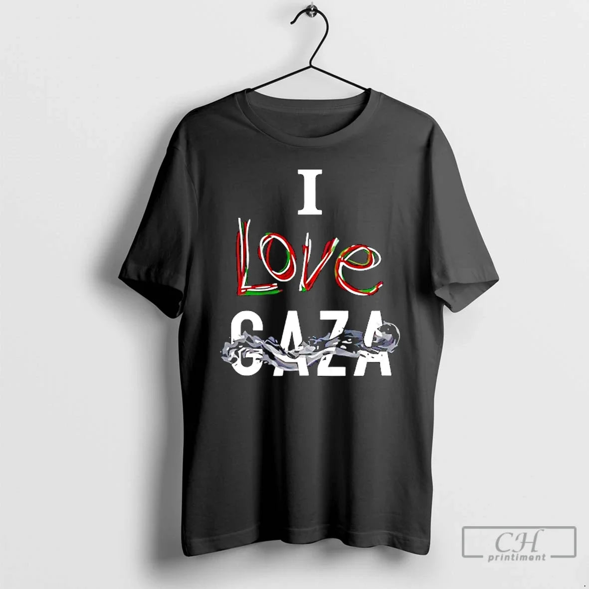 Classic I Iove Gaza Love For Palestine Politics - Adult & Kids T-Shirts, Sweatshirts & Hoodies apparel design preview 1