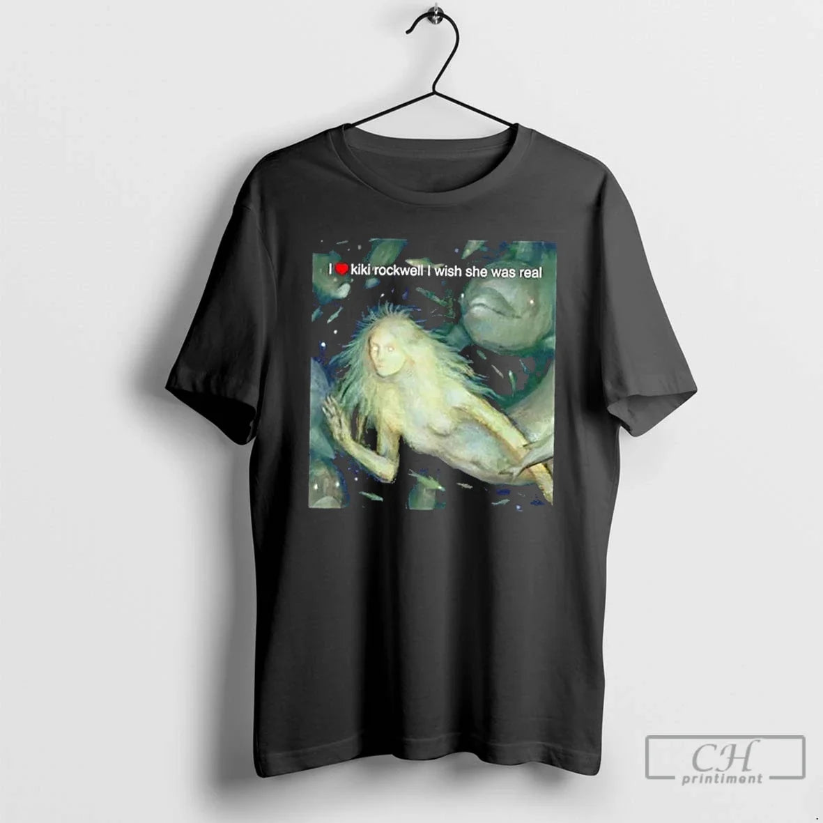 Classic I Love Kiki Rockwell Wish She Was Real - Adult & Kids T-Shirts, Sweatshirts & Hoodies apparel design preview 1