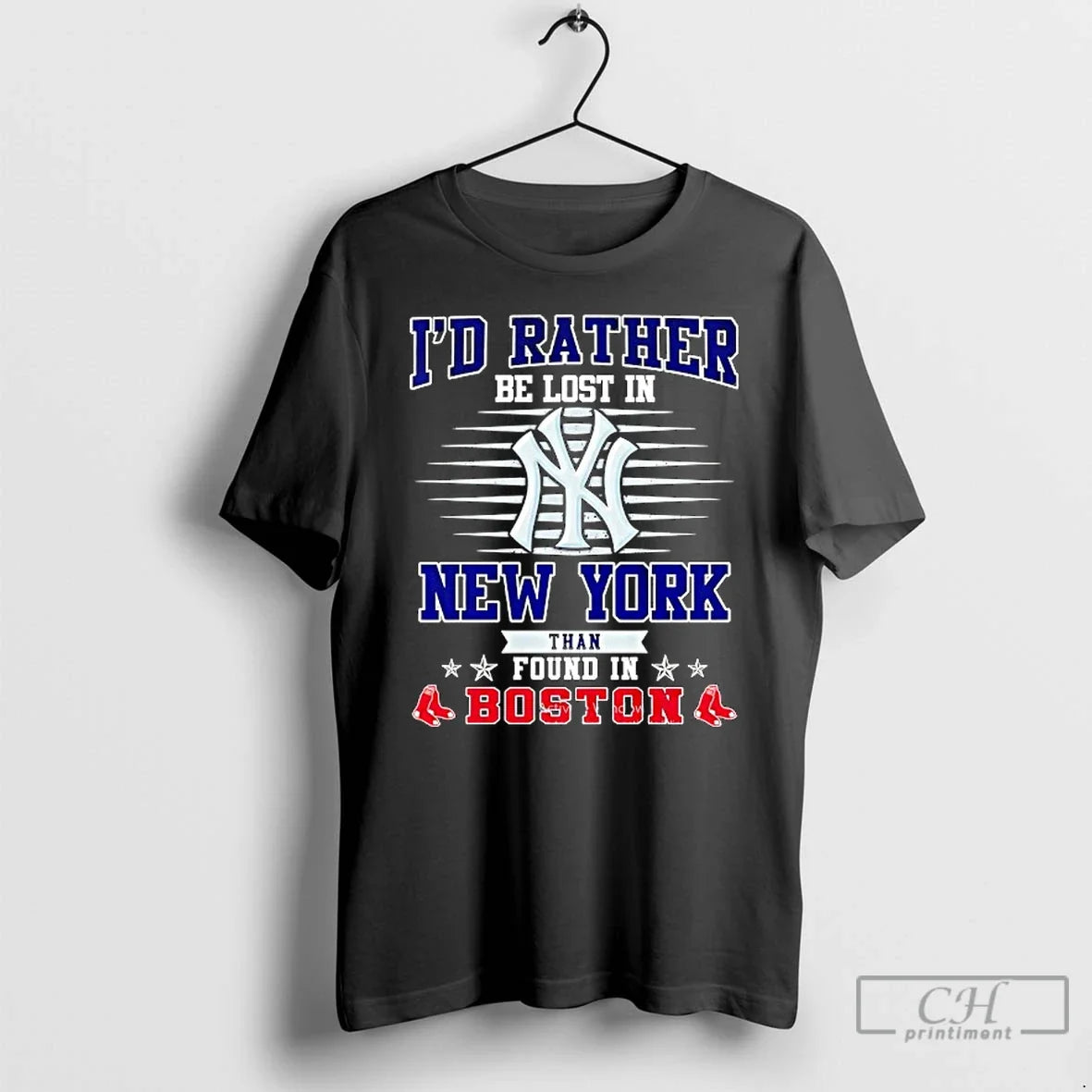 Classic Id Rather Be Lost In New York Than Found - Adult & Kids T-Shirts, Sweatshirts & Hoodies apparel design preview 1