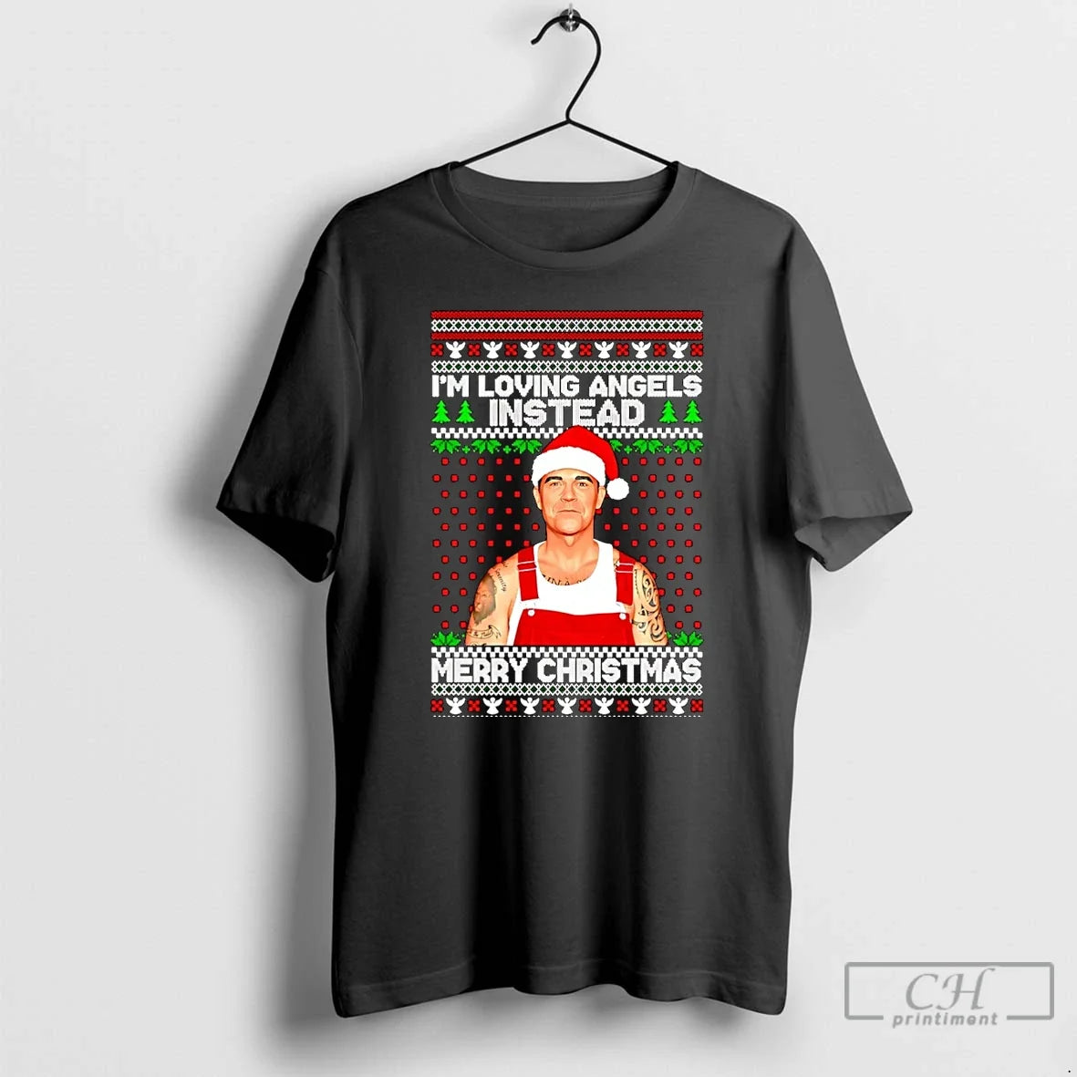 Classic Im Loving Angels Instead Robbie Williams - Adult & Kids T-Shirts, Sweatshirts & Hoodies apparel design preview 1