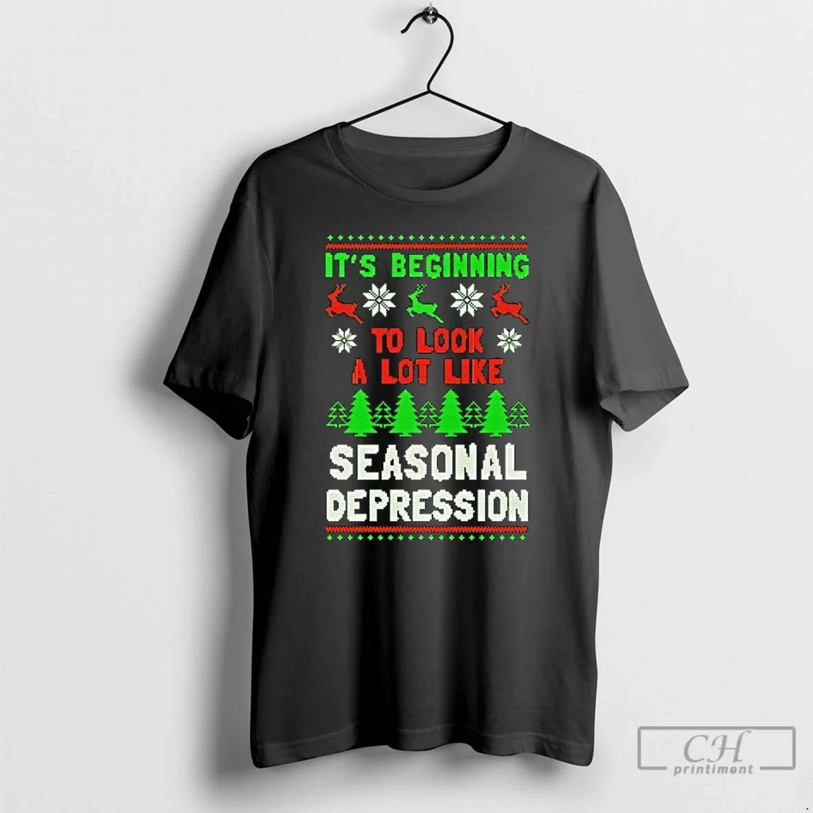 Classic Its Beginning To Look A Lot Like Seasonal - Adult & Kids T-Shirts, Sweatshirts & Hoodies apparel design preview 1