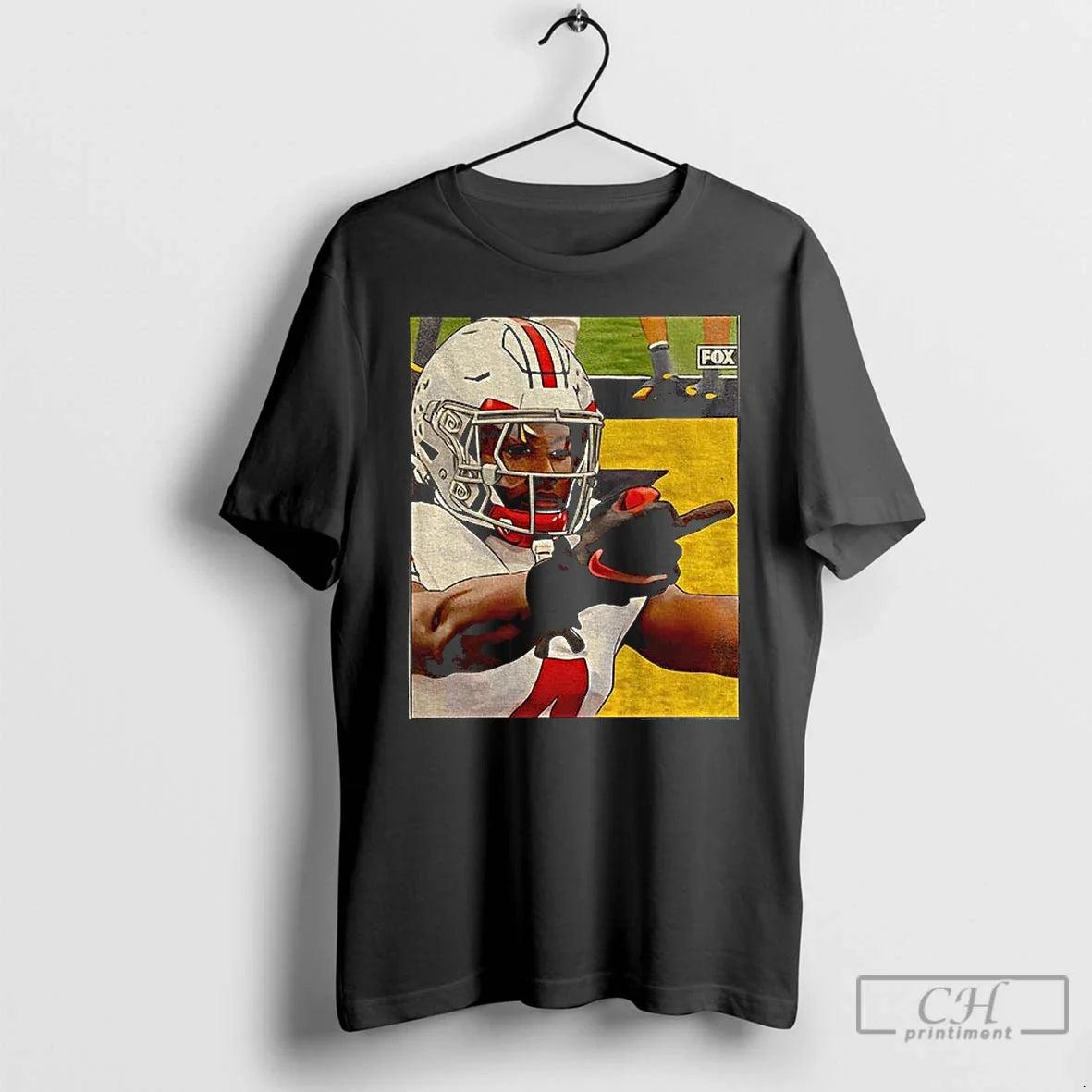 Classic Jeremiah Smith Middle Finger Michigan Fan - Adult & Kids T-Shirts, Sweatshirts & Hoodies apparel design preview 1