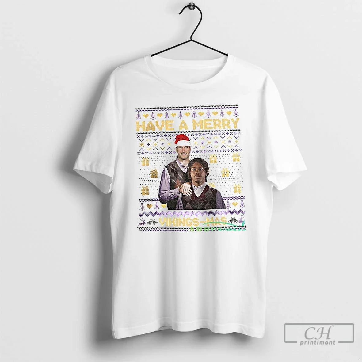 Classic Justin Jefferson And Kirk Cousins Washington - Adult & Kids T-Shirts, Sweatshirts & Hoodies apparel design preview 1