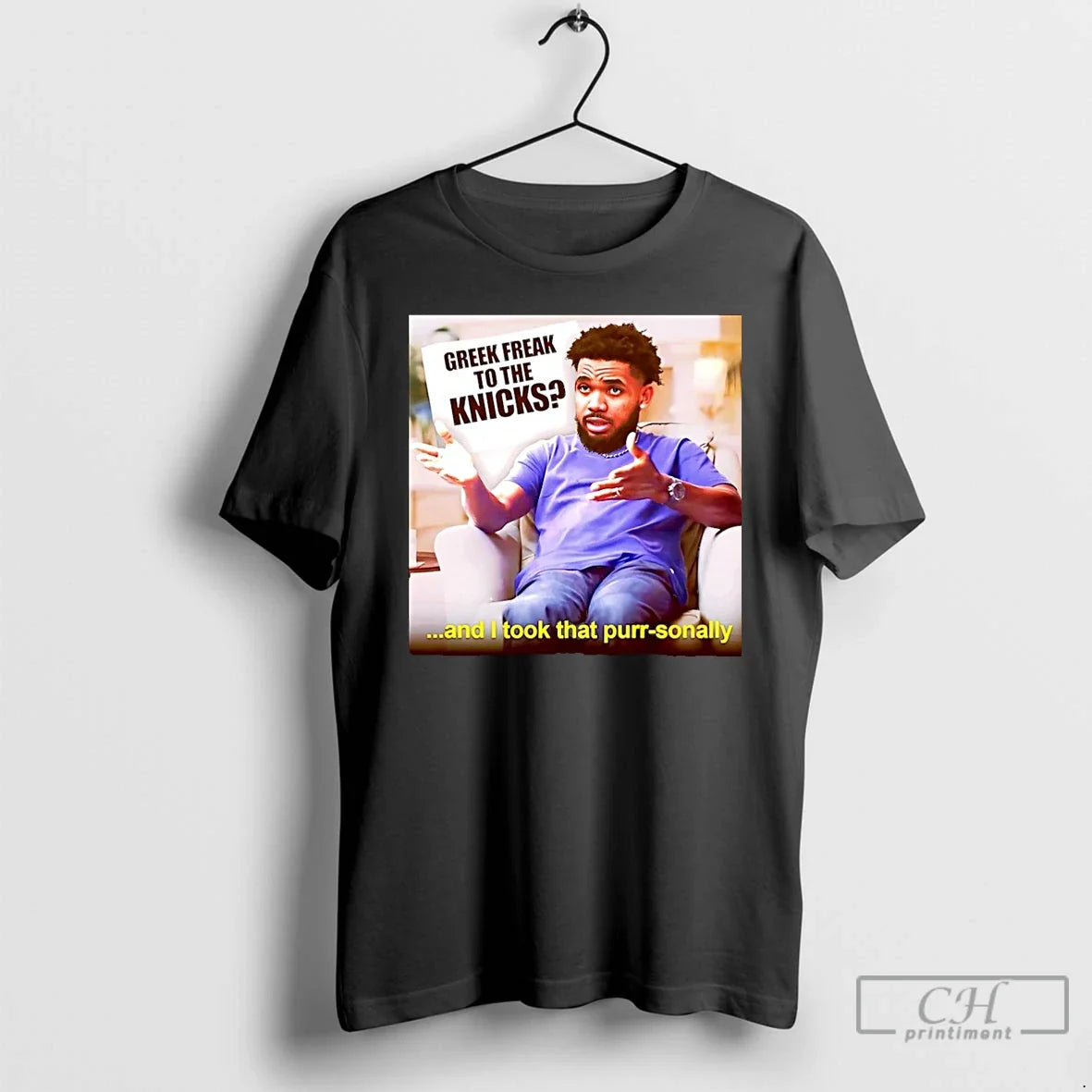 Classic Karl Anthony Towns Ny Knicks Greek Freak To - Adult & Kids T-Shirts, Sweatshirts & Hoodies apparel design preview 1