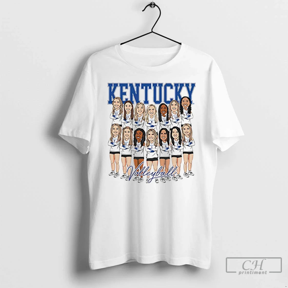 Classic Kentucky Womens Volleyball Ncaa Team - Adult & Kids T-Shirts, Sweatshirts & Hoodies apparel design preview 1