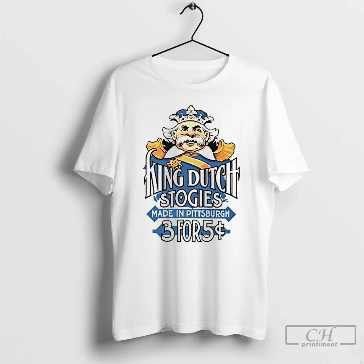 Classic King Dutch Stogies Made In Pittsburgh 3 For 5 - Adult & Kids T-Shirts, Sweatshirts & Hoodies apparel design preview 1