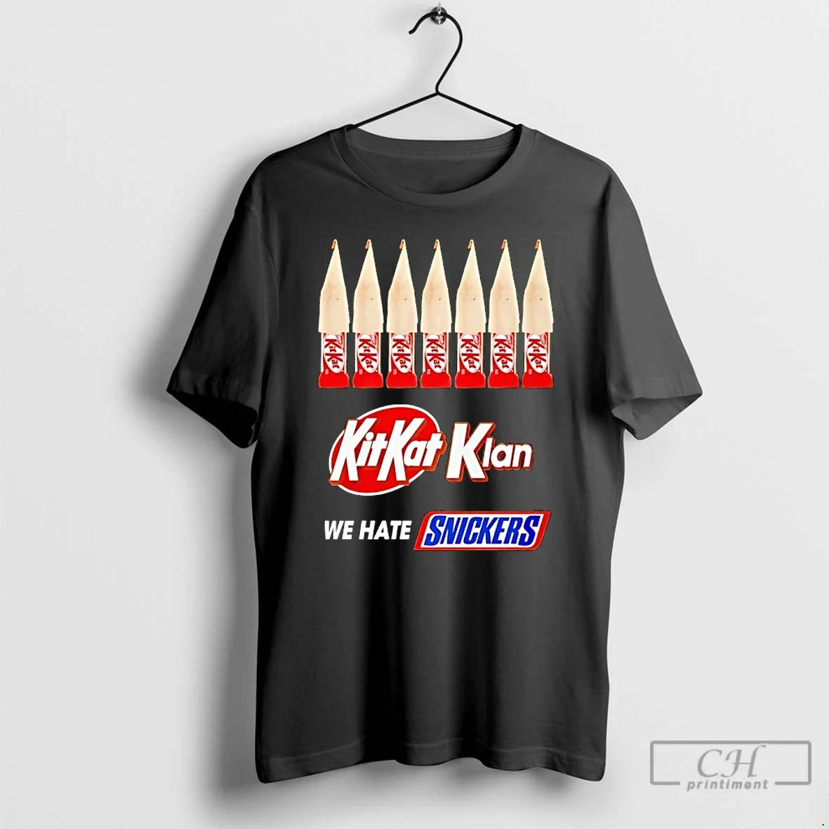 Classic Kit Kat Klan We Hate Snickers - Adult & Kids T-Shirts, Sweatshirts & Hoodies apparel design preview 1