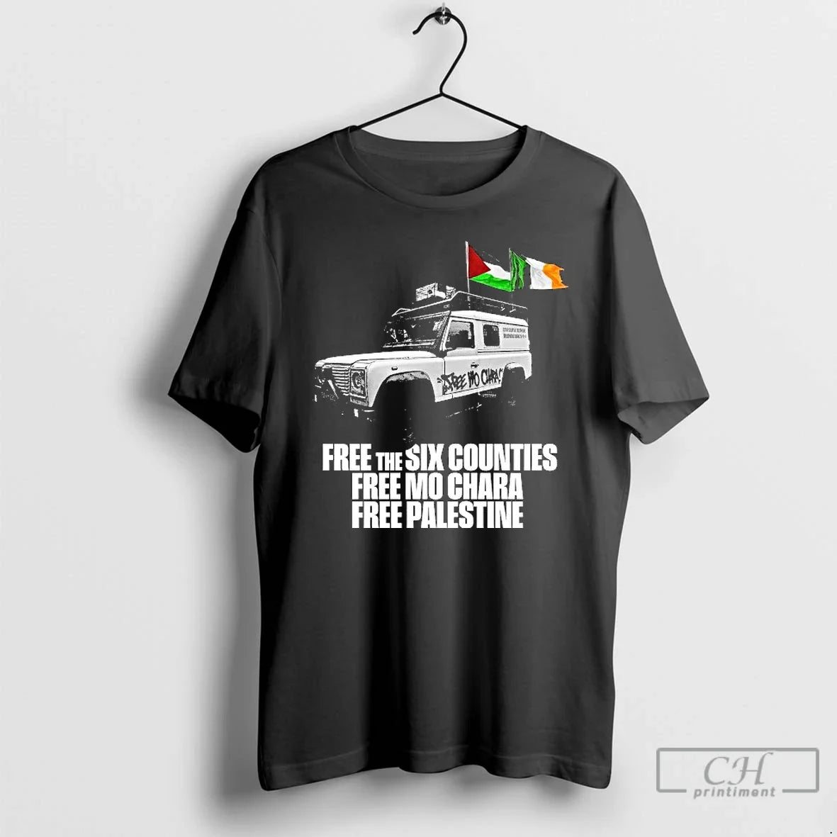 Classic Kneecap Free The Six Counties Mo Chara - Adult & Kids T-Shirts, Sweatshirts & Hoodies apparel design preview 1