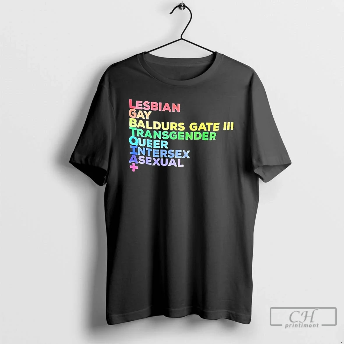Classic Lesbian Gay Baldurs Gate Iii Transgender - Adult & Kids T-Shirts, Sweatshirts & Hoodies apparel design preview 1