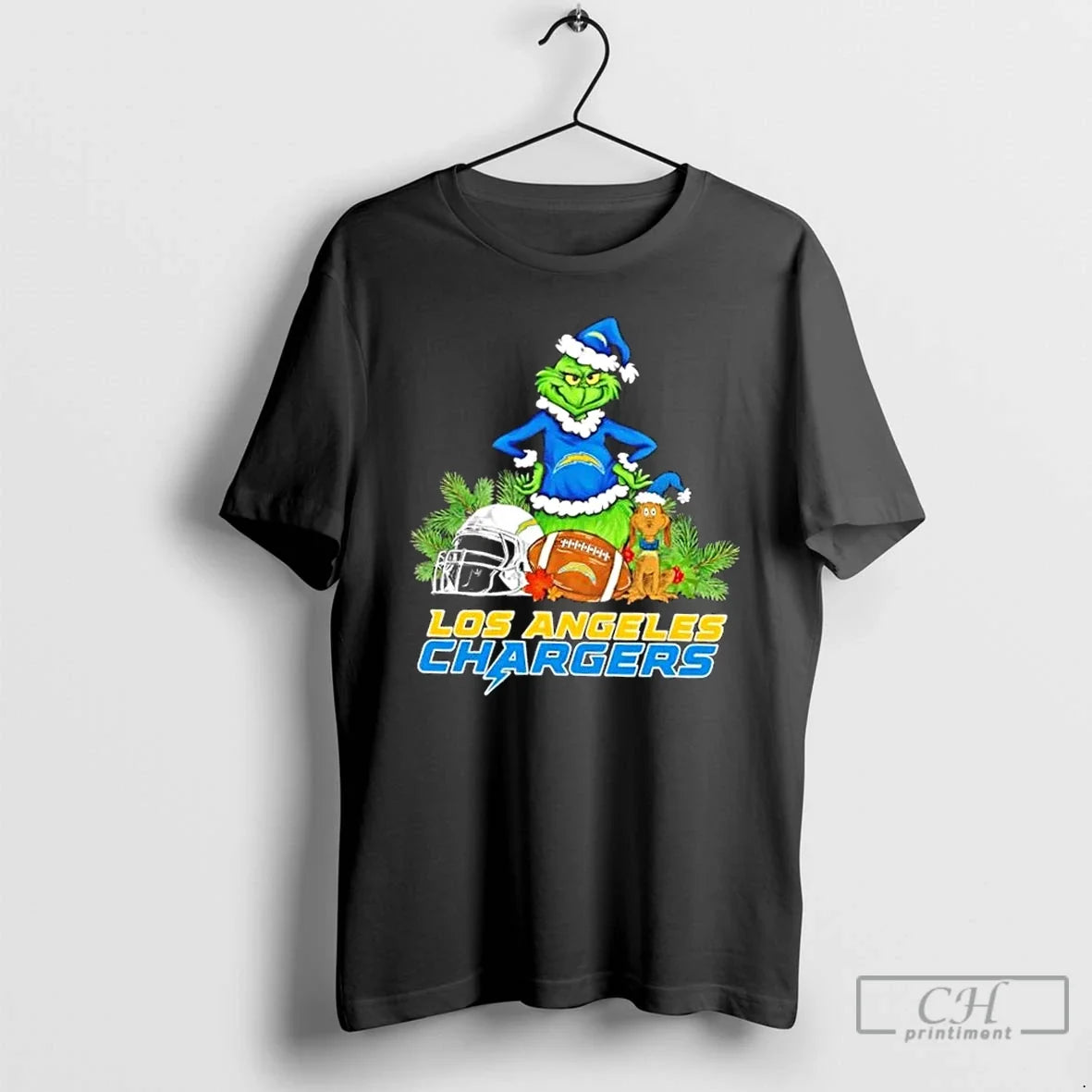 Classic Los Angeles Chargers Football X Grinch And - Adult & Kids T-Shirts, Sweatshirts & Hoodies apparel design preview 1