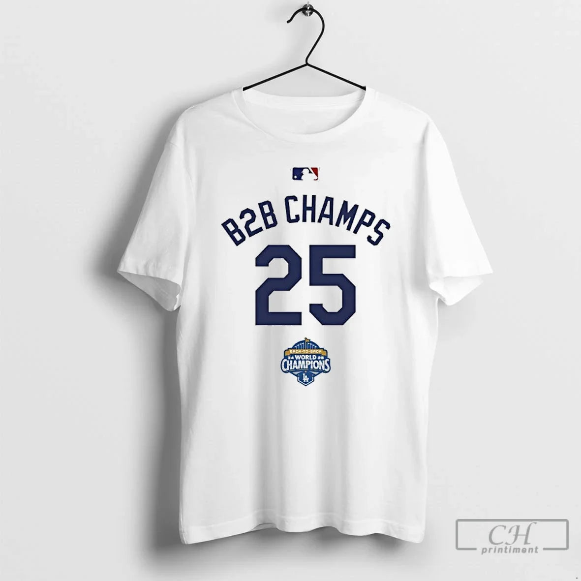 Classic Los Angeles Dodgers Back To Champs 25 World - Adult & Kids T-Shirts, Sweatshirts & Hoodies apparel design preview 1