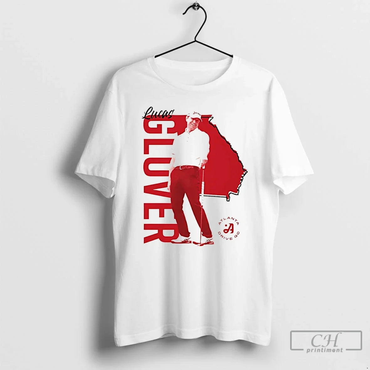 Classic Lucas Glover Atlanta Drive Gc Vertical Name - Adult & Kids T-Shirts, Sweatshirts & Hoodies apparel design preview 1