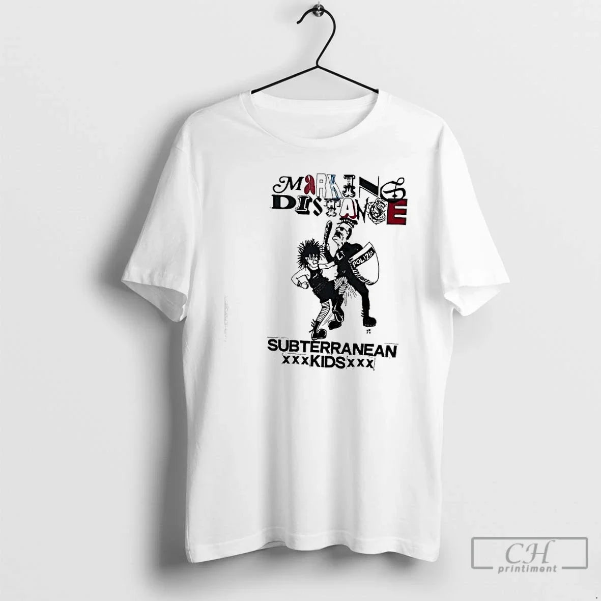 Classic Marking Distance Polizia Subterranean Kids - Adult & Kids T-Shirts, Sweatshirts & Hoodies apparel design preview 1