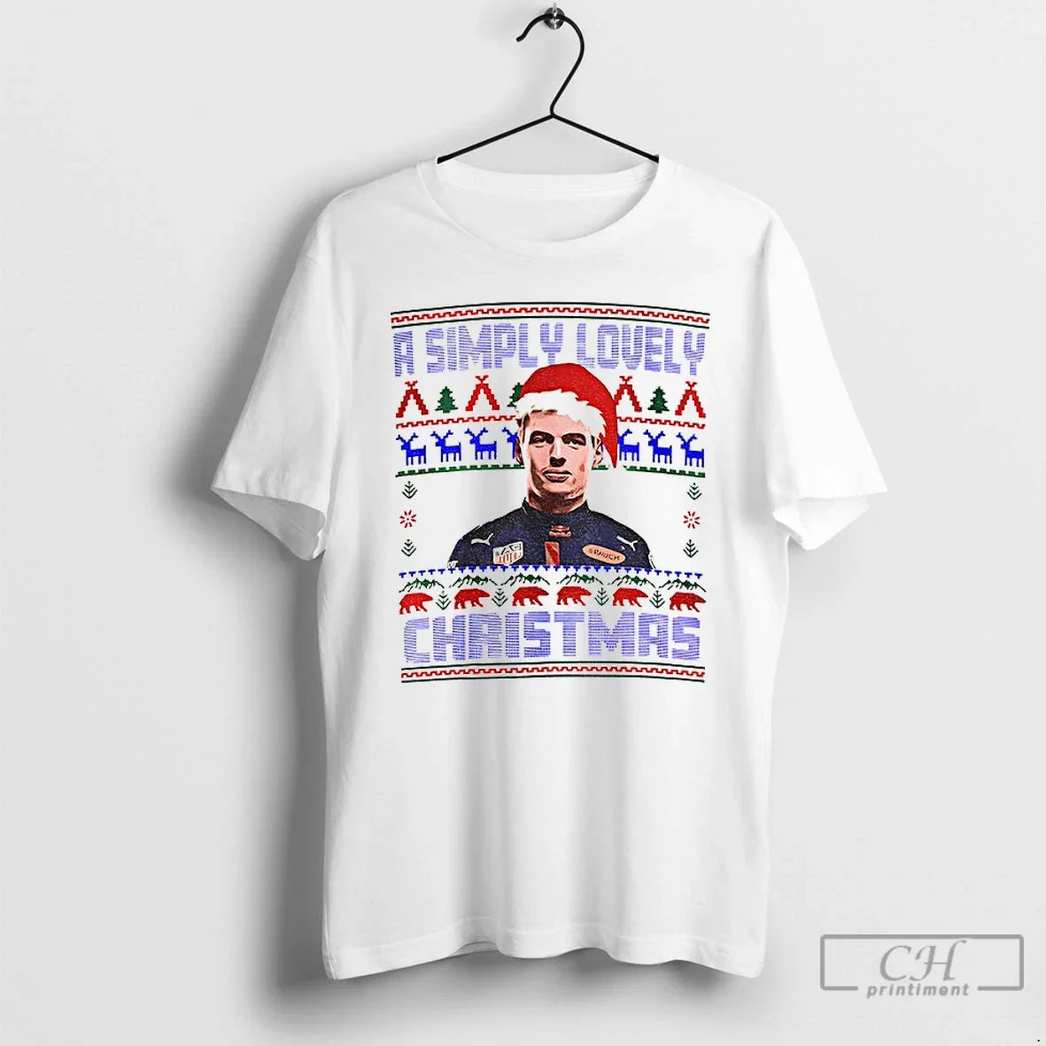 Classic Max Verstappen A Simply Lovely Christmas - Adult & Kids T-Shirts, Sweatshirts & Hoodies apparel design preview 1
