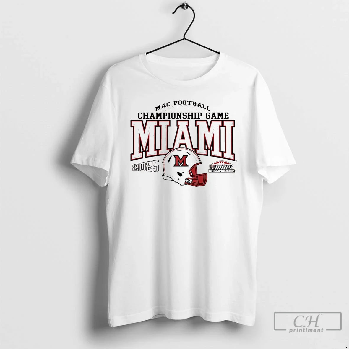 Classic Miami Redhawks 2025 Mac Football Championship - Adult & Kids T-Shirts, Sweatshirts & Hoodies apparel design preview 1