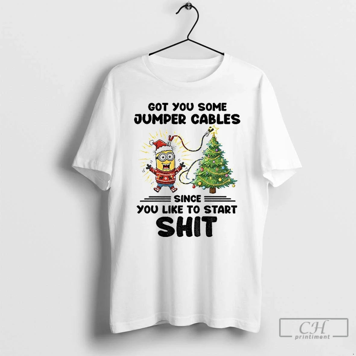 Classic Minion Got You Some Jumper Cables Since Like - Adult & Kids T-Shirts, Sweatshirts & Hoodies apparel design preview 1