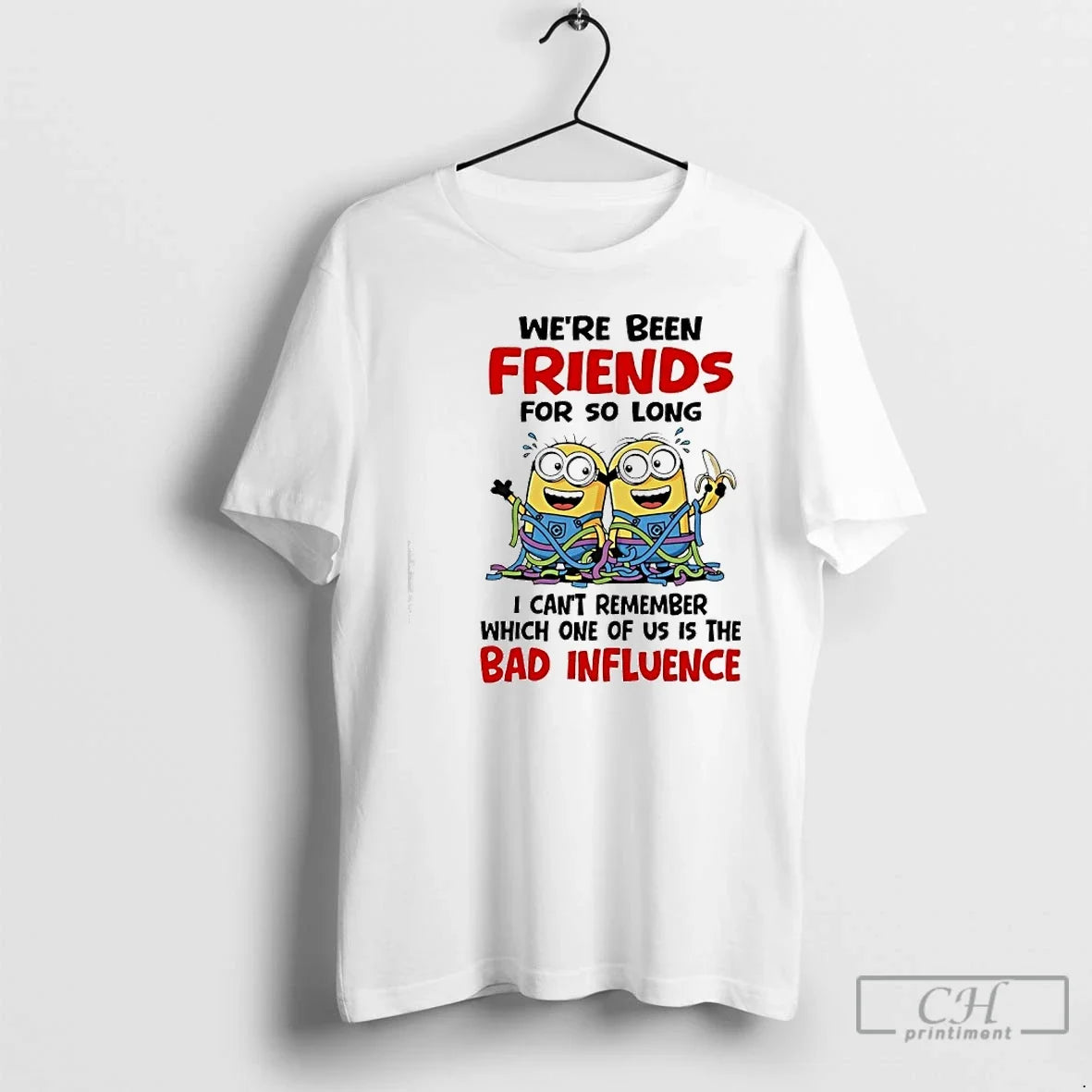 Classic Minions Were Been Friends For So Long I Cant - Adult & Kids T-Shirts, Sweatshirts & Hoodies apparel design preview 1
