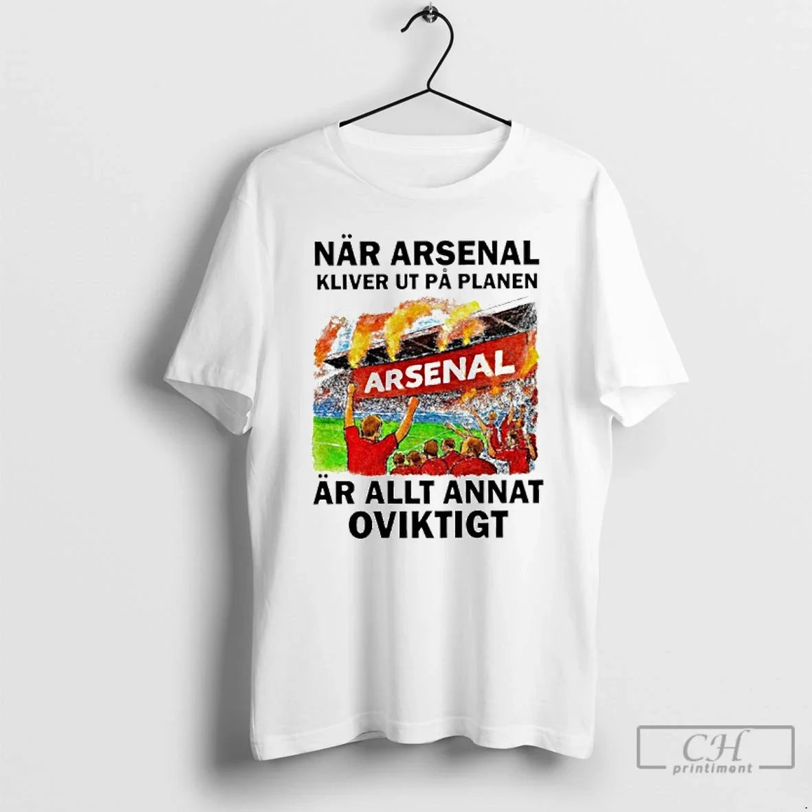 Classic Nar Arsenal Kliver Ut Pa Planen Ar Allt Annat - Adult & Kids T-Shirts, Sweatshirts & Hoodies apparel design preview 1