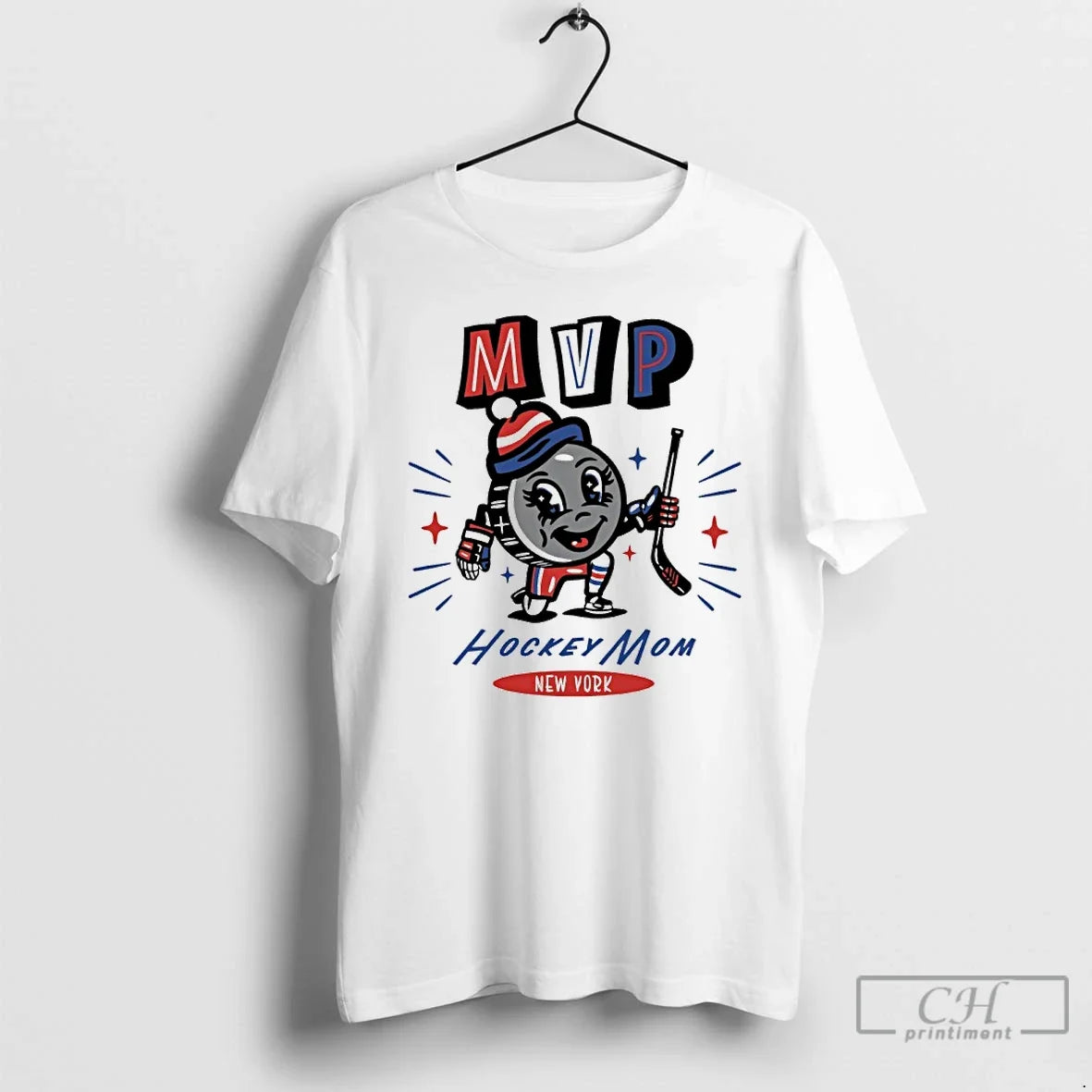 Classic New York Rangers 2025 Mvp Hockey Mom - Adult & Kids T-Shirts, Sweatshirts & Hoodies apparel design preview 1