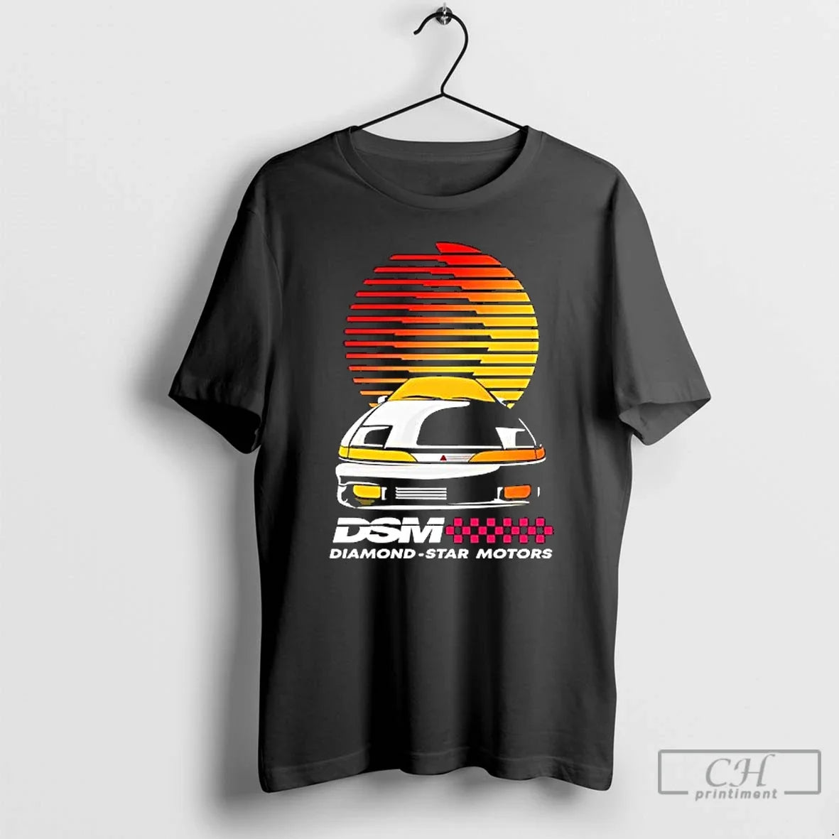 Classic Panda Vaporwave Dsm Diamond Star Motors - Adult & Kids T-Shirts, Sweatshirts & Hoodies apparel design preview 1