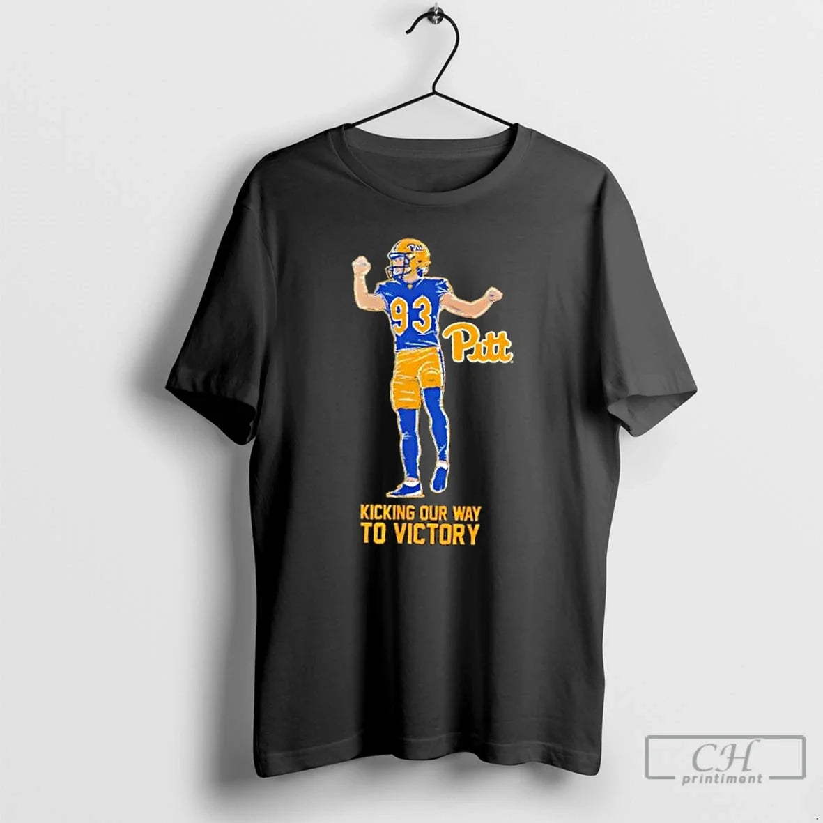 Classic Pitt Panthers Trey Butkowski Kicking Our Way - Adult & Kids T-Shirts, Sweatshirts & Hoodies apparel design preview 1