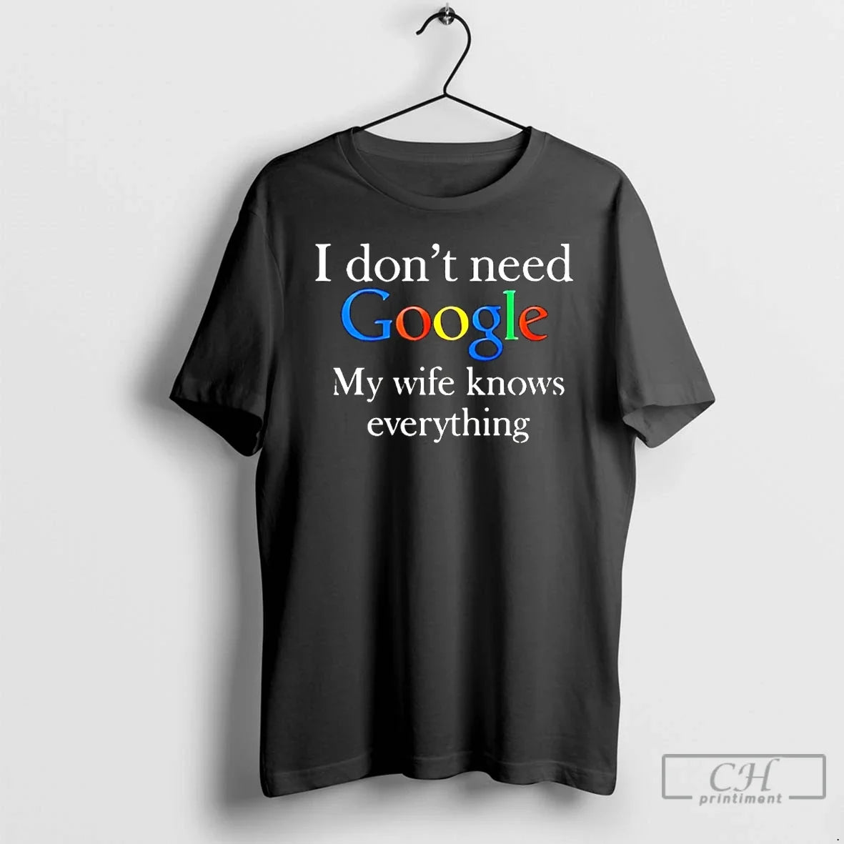 Classic Planet Of Memes I Dont Need Google My Wife - Adult & Kids T-Shirts, Sweatshirts & Hoodies apparel design preview 1
