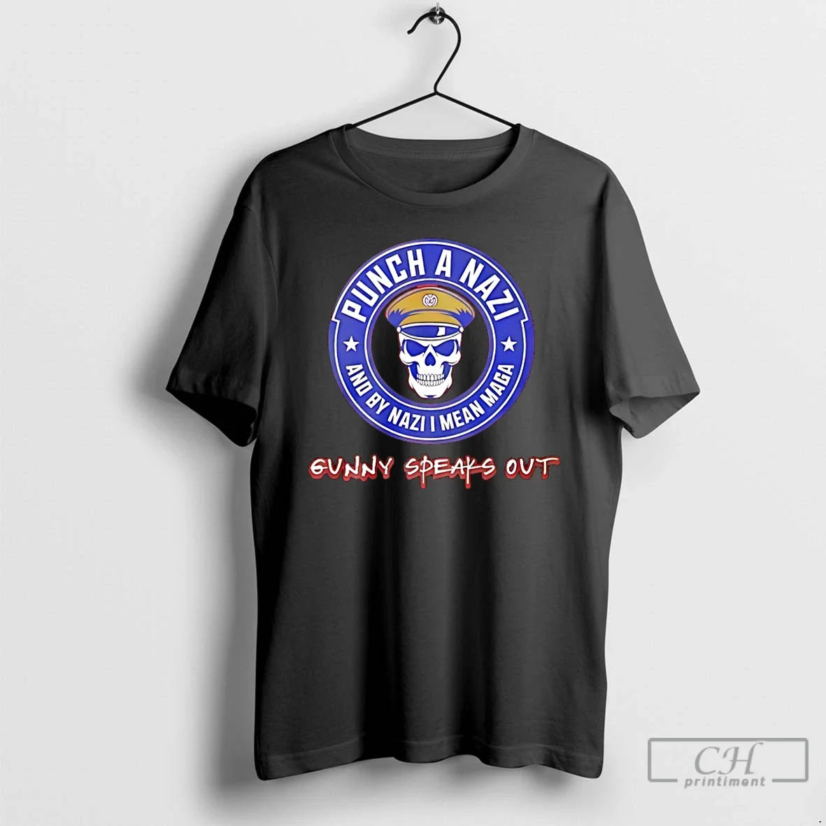Classic Punch A Nazi And By I Mean Maga 2026 - Adult & Kids T-Shirts, Sweatshirts & Hoodies apparel design preview 1