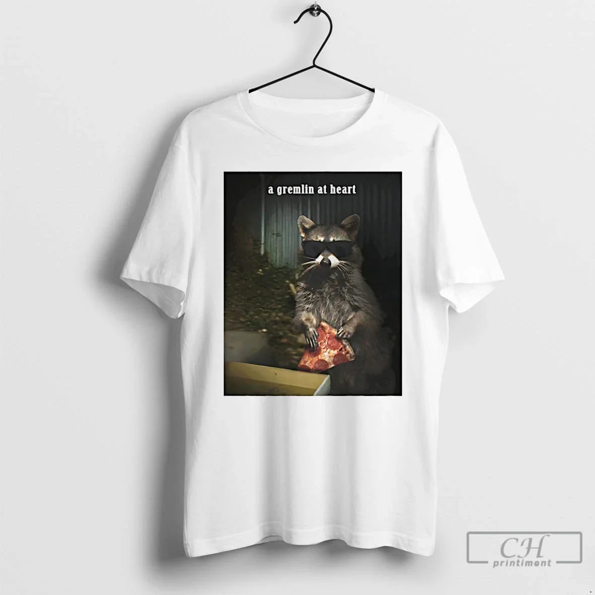 Classic Raccoon A Gremlin At Heart - Adult & Kids T-Shirts, Sweatshirts & Hoodies apparel design preview 1