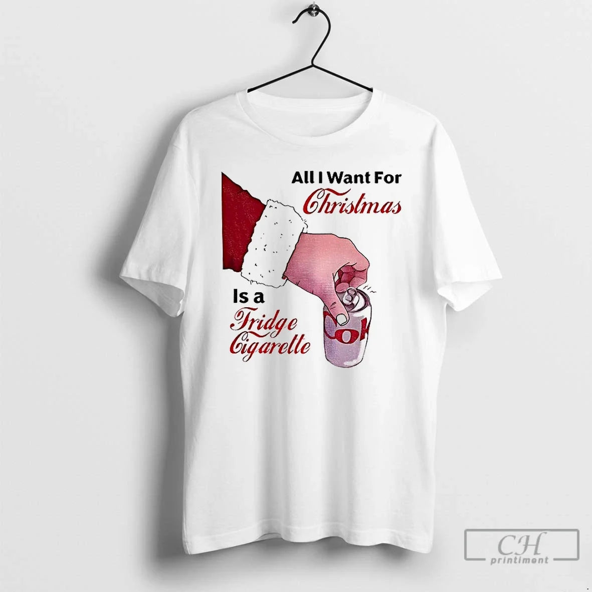 Classic Santa Claus All I Want For Christmas Is A - Adult & Kids T-Shirts, Sweatshirts & Hoodies apparel design preview 1